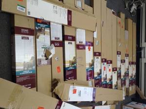 lot 44 image: mixed lot of cordless 2 12in premium faux wood blind - see pictures