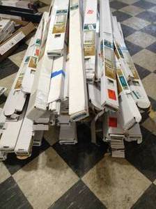lot 47 image: Mixed lot of  Cordless Room Darkening . Vinyl Mini Blind for Window or Door - see pictures