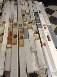 lot 52 image: Mixed lot of Room Darkening 3.5 in. Vertical Blind Kit for Sliding Door or Window