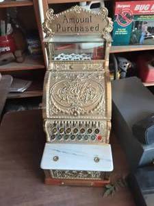 lot 79 image: Ornate Replica Vintage Cash Register