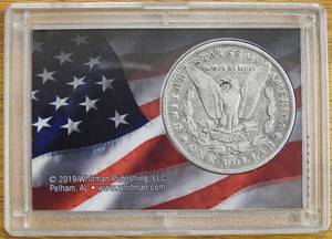 1881 CC Carson City Morgan Dollar VF Very Fine condition - elegant looking coin in patriotic case