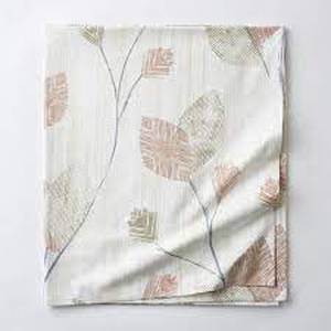 lot 65 image: Company Cotton Pressed Leaves Organic Percale Flat Sheet, Queen