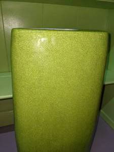 lot 22 image: Didier Blardat Paris Tall Lime Green Vase
