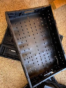 lot 156 image: 8 Foldable Storage Crates
