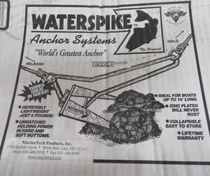 NEW WATER SPIKE ANCHOR