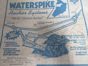 NEW WATER SPIKE ANCHOR