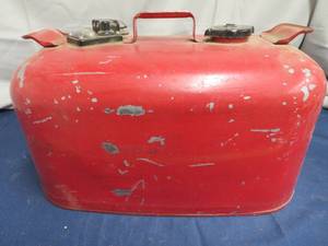 METAL BOAT GAS CAN.