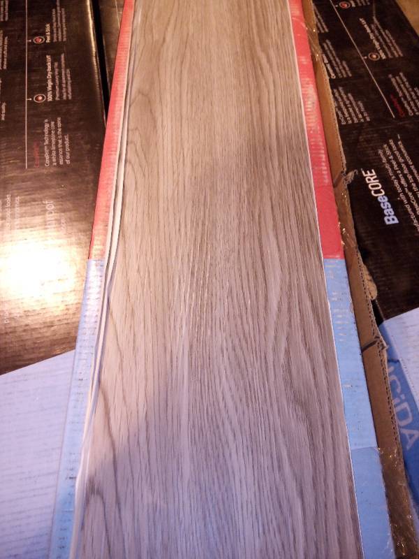 BaseCore Greyscale 6 in. W x 36 in. L Peel and Stick Luxury Vinyl Plank Flooring by Lucida Surfaces (702 Sq Ft)