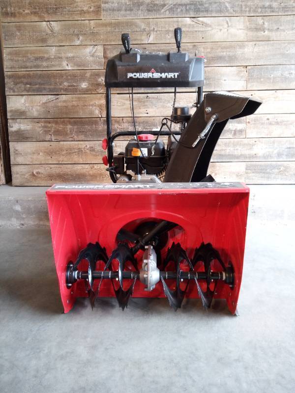 New 24 in. 208 cc Two-Stage Gas Snow Blower with Electric Start Self Propelled by Troy-Bilt (Bent Handle)