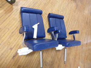 2 Boat Captain Chairs