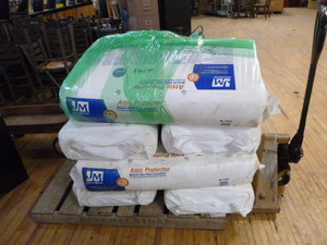 8 Bags of Johns Manville Attic Protector Blow-In Fiberglass Insulation