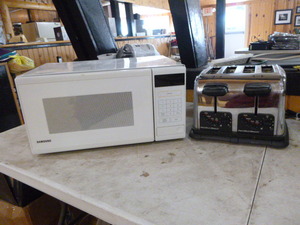 Microwave and Toaster
