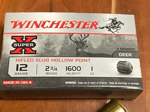 (5) Rounds Of Winchester 12gauge Ri...
