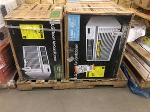 lot 22 image: LG air conditioner- set of 2 - mixed conditions - see pictures