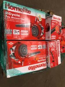 lot 39 image: Sorted pallet of homelite 2 cylce blowers - see pictures