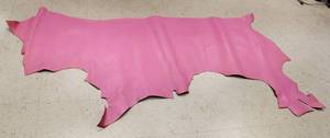 lot 32 image: Half Cow Hide Pink Color Leather
