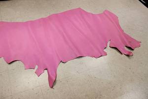 lot 35 image: Half Cow Hide Pink Color Leather