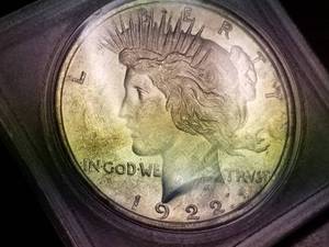1922 PEACE SILVER DOLLAR