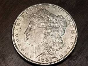 1887 MORGAN SILVER DOLLAR