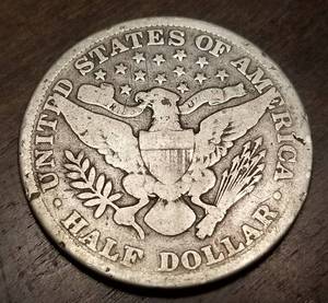 1898 BARBER HALF DOLLAR