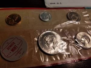 1964 US MINT SET P-D IN ORIGINAL PACKAGING