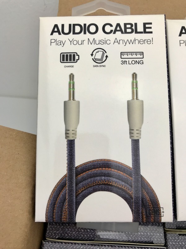 lot 76 image: 3FT Audio Cables