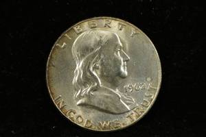 1962-D Franklin Silver Half Dollar Coin