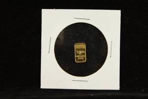 Sunshine Minting 1 Gram Fine Gold Bar