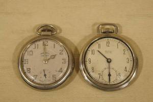 2 Vintage Pocket Watches - Not Running