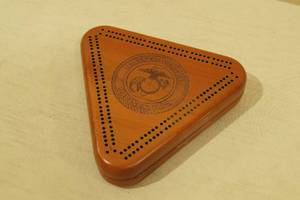 US Marine Corps Cribbage Board