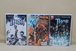 Full Run Limited Series Thor Secret Invasion Comic Books