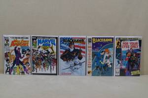 #1 Comic Books - West Coast Avengers, Blackhawk, Bond, Marvel Age