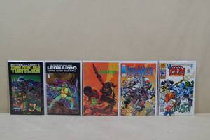 Comic Books - Turtles, Leonardo, Zen, AliensPredator, Stormwatch