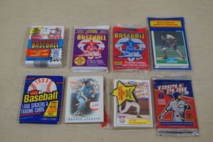Sealed Packs of Baseball Cards