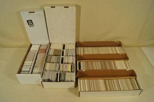 Boxes of Late 80s - Mid 90s Baseball Cards