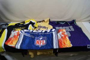 Jerseys and Bud Light Flag