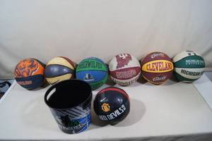 Team Basketballs and Soccer Ball