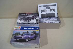 Muscle Car Plastic Models
