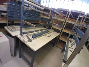 Heavy Duty Metal Work Bench with St...