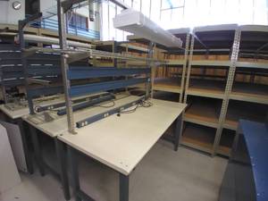 Heavy Duty Metal Work Bench with St...