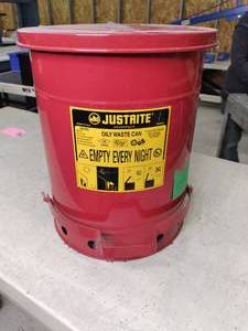 Nearly New Step on Justrite Oily Wa...