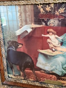 lot 13 image: Adorable Framed The Rivals Print