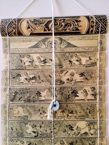 lot 57 image: Intricately Detailed Scenic Panel Artwork Piece