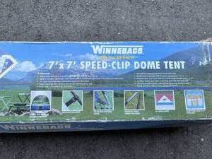 lot 150 image: 7 X 7 Winnebago Speed Clip Dome Tent