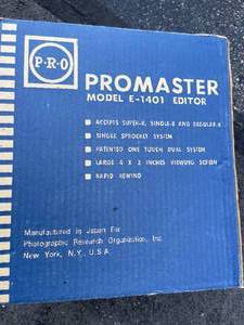 lot 153 image: Vintage Promaster Super 8 Editor