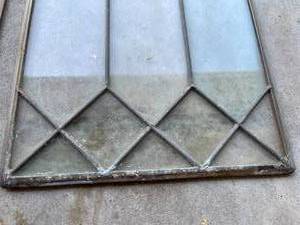 lot 155 image: 2 LeadedGlass Panels