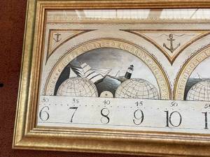 lot 177 image: Nautical Framed Art By David Carter Brown In Ornate Gold Frame