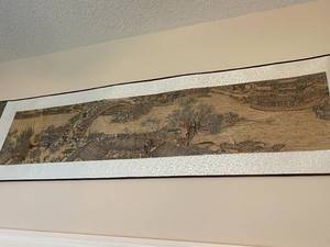 lot 182 image: Asian Textile Wall Hanging