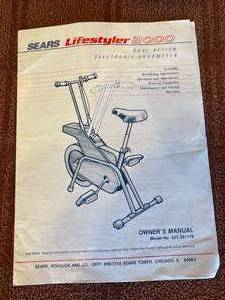 lot 202 image: Sears Lifestyler 2000 Exercise Bike