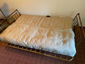 lot 255 image: Metal Futon